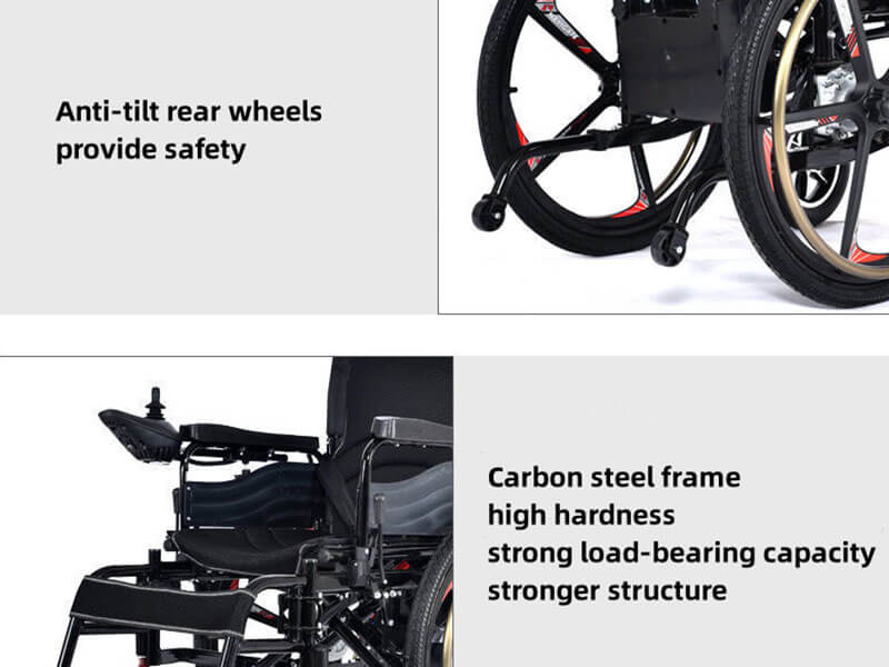 WJ6002A Electric Wheelchair – Dual-Use Mobility with Alloy Wheels details_2